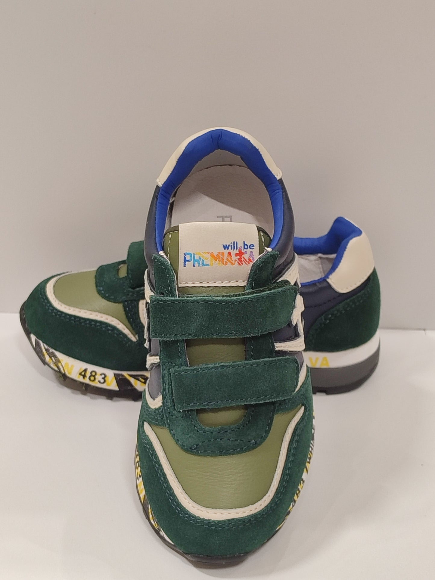 PREMIATA- SKY V NAVY/DK GREEN 9408